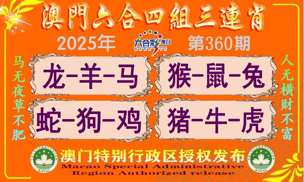 360期六合四组三连肖[图]