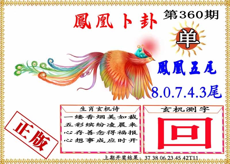 360期凤凰卜挂[图]