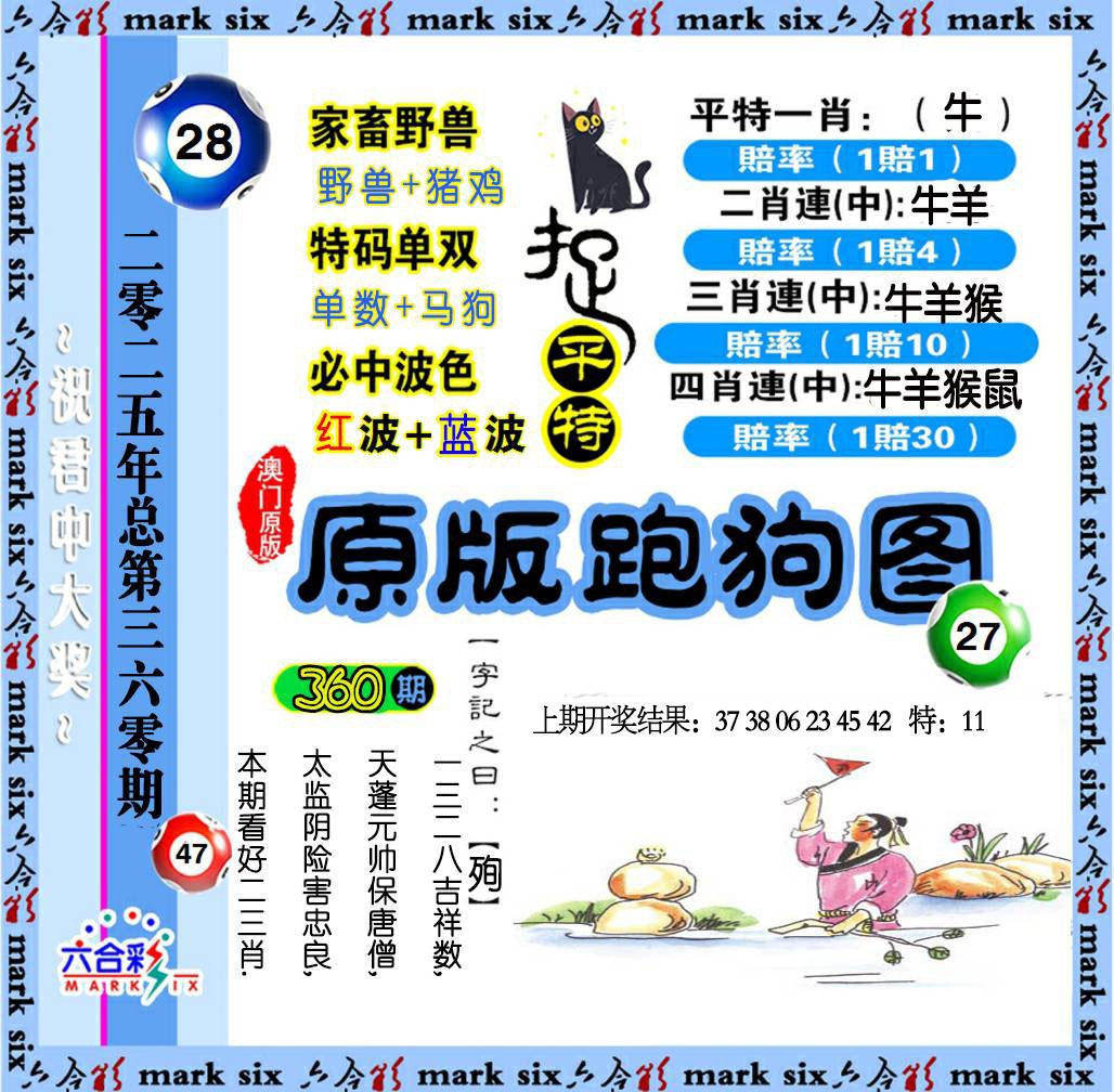 360期原版跑狗图[图]