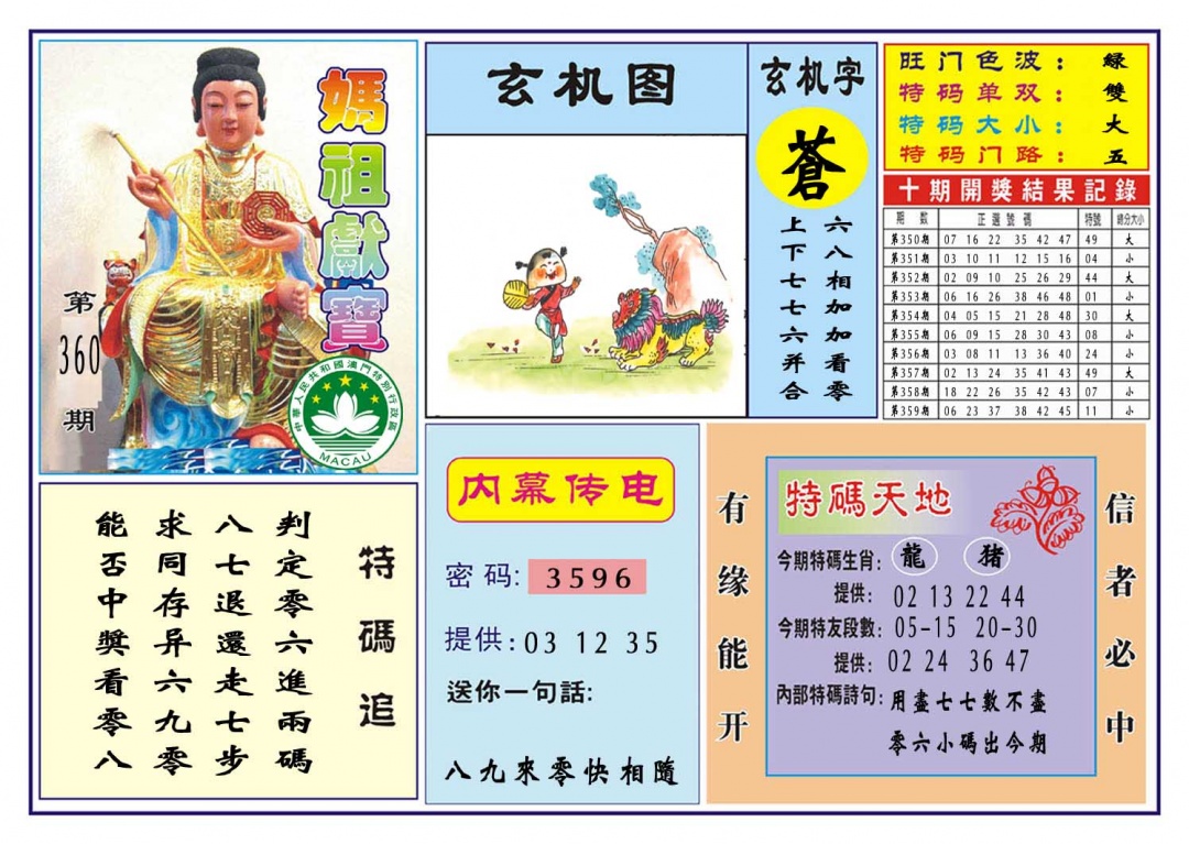 360期马祖献宝[图]