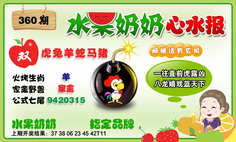 360期水果心水报[图]