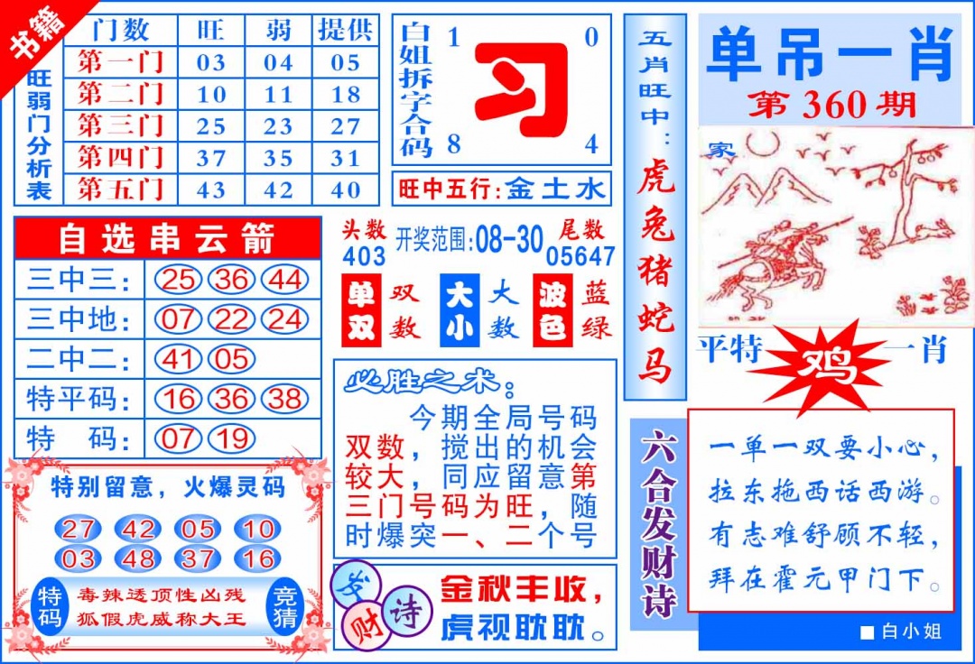 360期澳门单吊一肖[图]