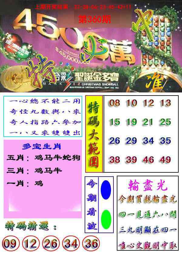 360期特必中[图]
