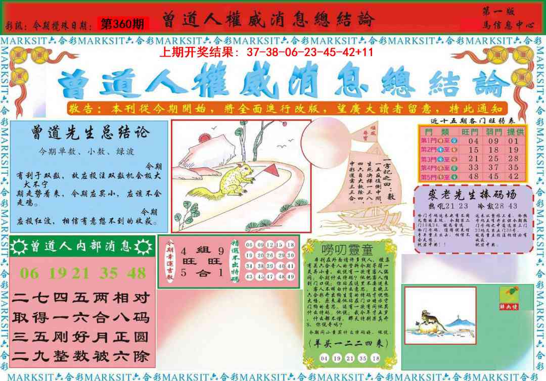 360期曾道人权威消息A[图]