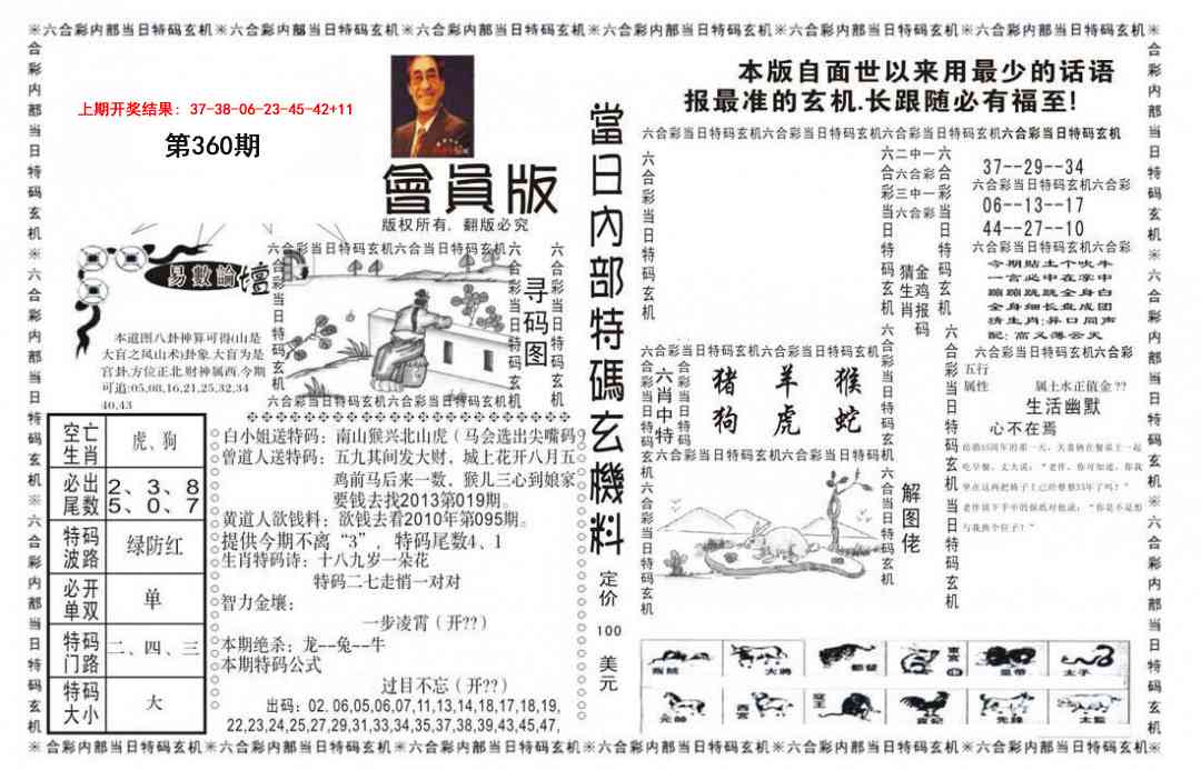 360期当日特码玄机报[图]