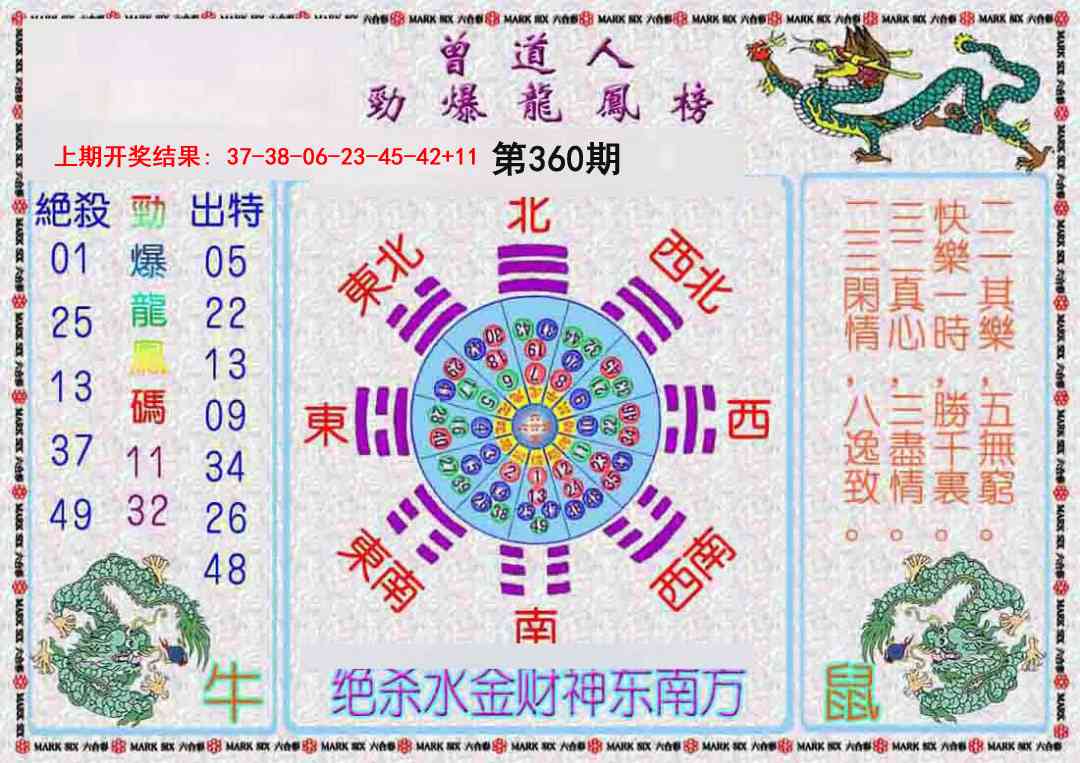 360期曾道人劲爆龙凤榜[图]