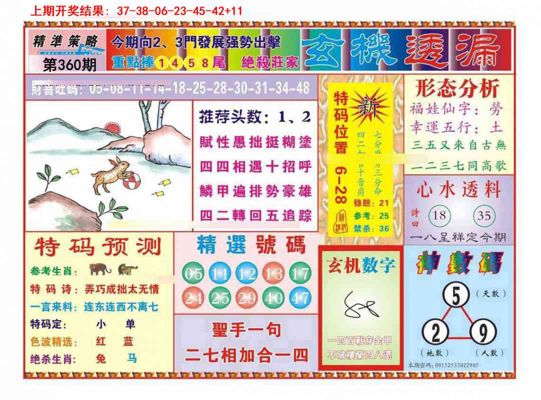 360期玄机透漏[图]