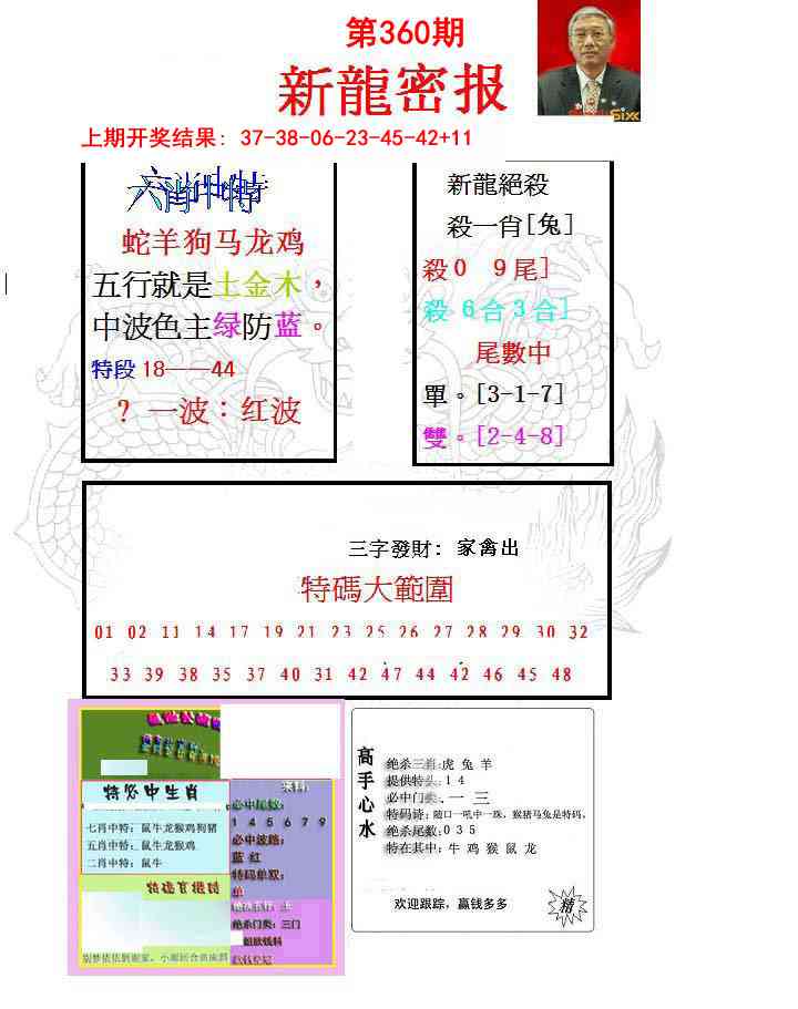 360期新龙密报[图]