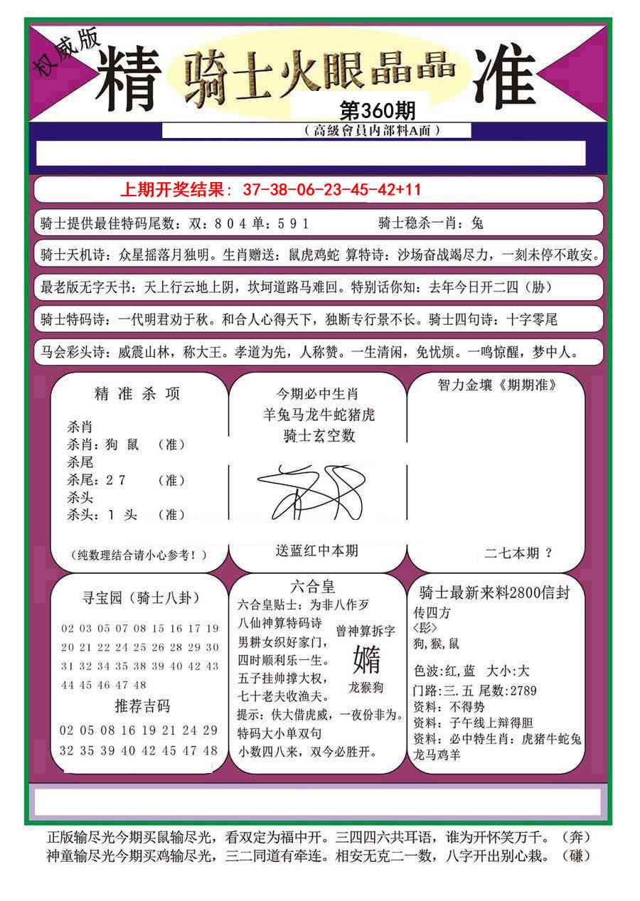 360期骑士火眼晶晶（正）[图]