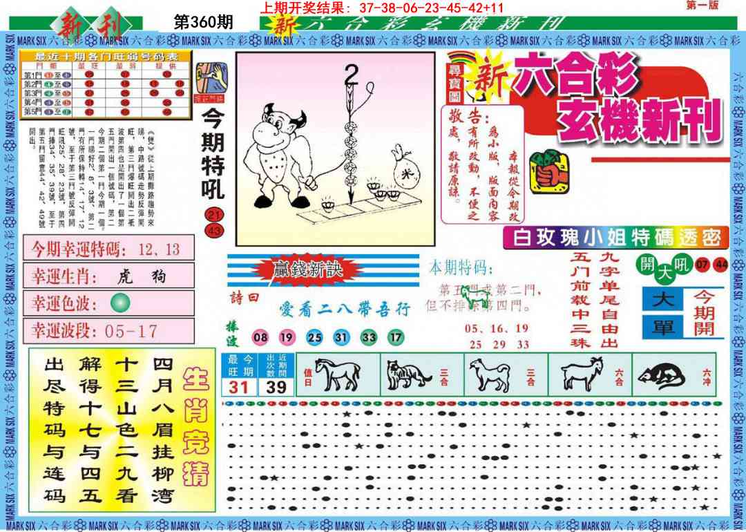 360期新六合彩特码新刊A[图]