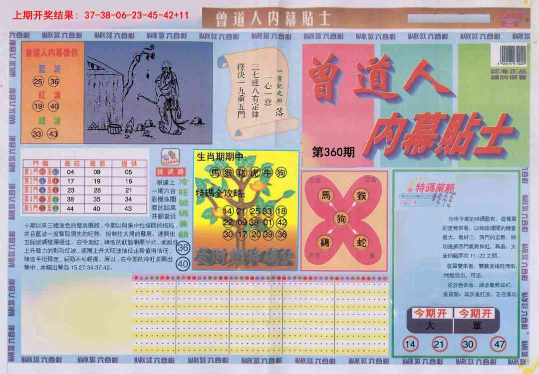 360期曾道人内幕贴士A[图]