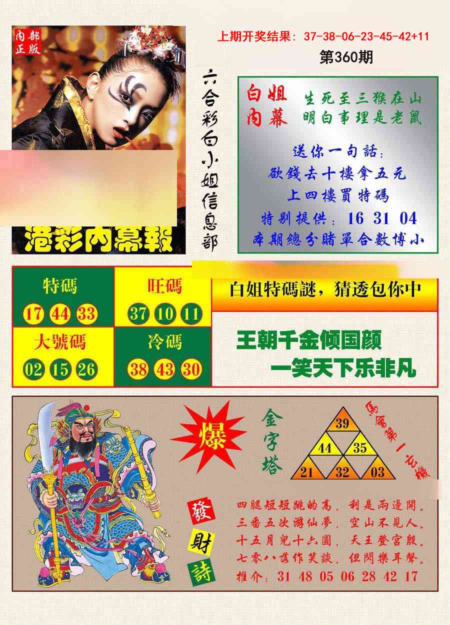 360期港彩内幕报[图]