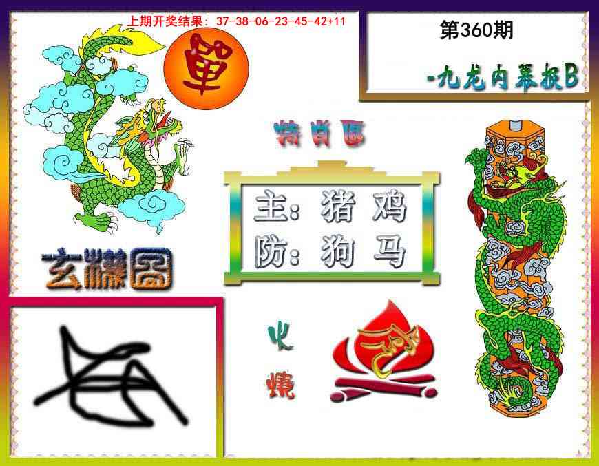 360期九龙内幕特肖图B[图]