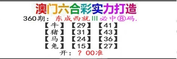 360期东成西就[图]